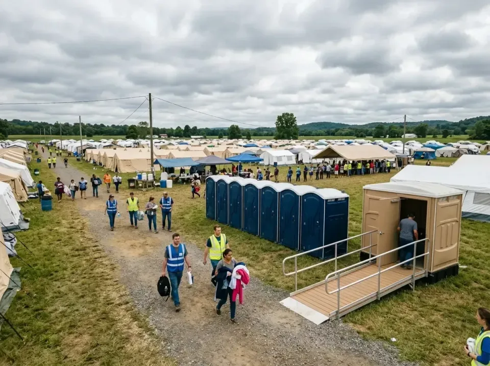 disaster-relief-camp-restrooms-010 — frequently asked questions, Dumpster & Portable Bathrooms Rental in Wingate, NC